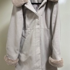 新品未使用 INGNI ピンクベージュ コートの画像