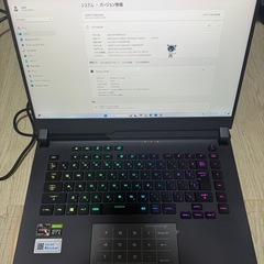 美品 ゲーミングノートPC ROG Strix G15 G513...