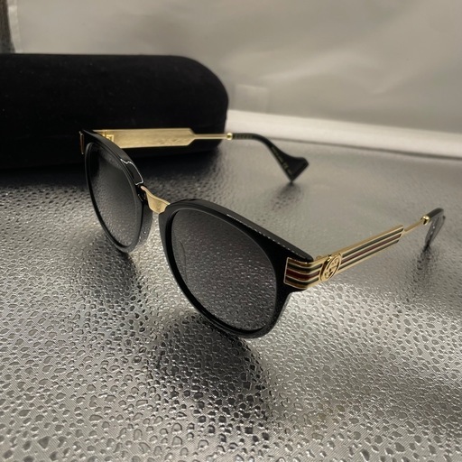 GUCCI　グッチ　サングラス　GG0586S　50□20-140ゴールド　 Amazon | [グッチ] ｻﾝｸﾞﾗｽ GG0586S メンズ ゴールド ワンサイズ [並行