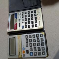 CASIO　レトロ電卓２個セット