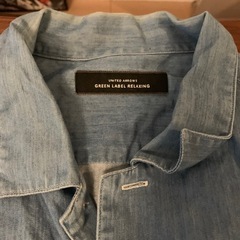 UNITED ARROWS 長袖シャツ　水色　Lサイズの画像