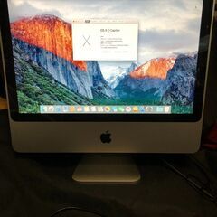 Apple iMac 20インチ・C2D－2.4GHz・4GB・...