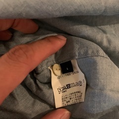 UNITED ARROWS 長袖シャツ　水色　Lサイズの画像