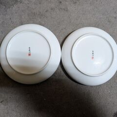香泉作のお皿　２個　中古の画像
