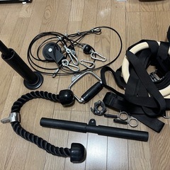 ラットプルダウン　アタッチメント　吊り輪セット