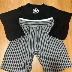 【お話中】袴風　 ロンパース　記念日 　80の画像