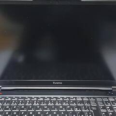 【広島市内近辺に変更可】LEVEL∞　ゲーミングノートパソコン　15FR171−i7-UASXB　ジャンクの画像