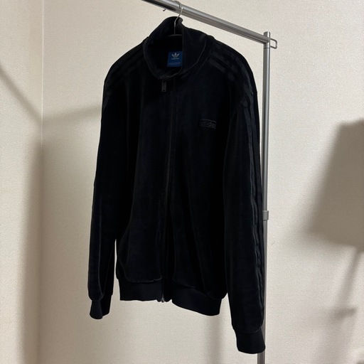 【極美品✨】adidas originals ベロアトラックジャケット ブラック ベロア トラックジャケット ブラック｜すべての商品｜meister kobe