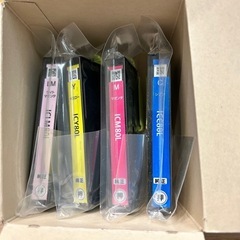【未使用】EPSON純正インクカートリッジ　4色セット
