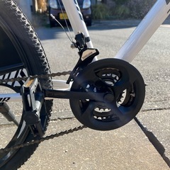 自転車 バイク マウンテンバイク 太いタイヤ 21段変速 26インチの画像