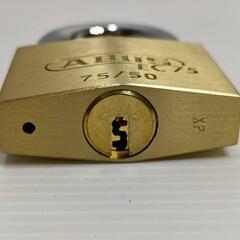数量限定 ABUS アバズ 南京錠 2個セット EC75 BP EC75/50 倉庫 コンテナ 門扉 物置  防犯鍵 セキュリティの画像