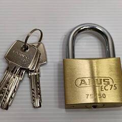 数量限定 ABUS アバズ 南京錠 3個セット EC75 BP EC75/50 倉庫 コンテナ 門扉 物置 防犯鍵 セキュリティの画像