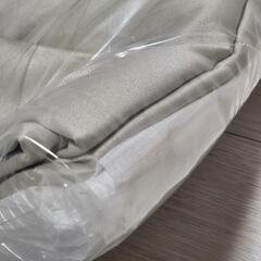 カーテン　グレージュ？　レースカーテンセット　100×185の画像