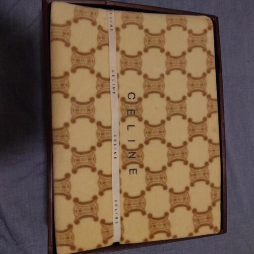 CELINE　セリーヌ　毛布　シングル　中古