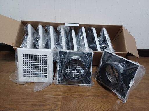 換気扇　ルーバー　ダクト接続部　セット