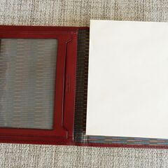 本革ホルダーメモ帳　伊製　[FRANCESCO REMORO]  未使用品の画像