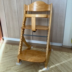 大和屋　すくすくスリムフィットチェア　ガード付　ベビーチェア　キ...