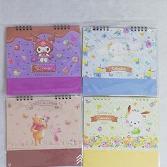 2025年 新品サンリオ＆ディズニー卓上カレンダーセット クロミ...