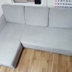 布張りカウチソファベッド　(ノアーク2 撥水加工タイプ )の画像