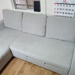 布張りカウチソファベッド　(ノアーク2 撥水加工タイプ )の画像