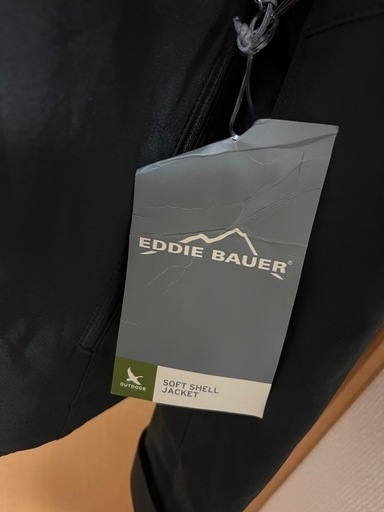 未使用 Eddie Bauer ブラック ナイロンジャケット 2XL US