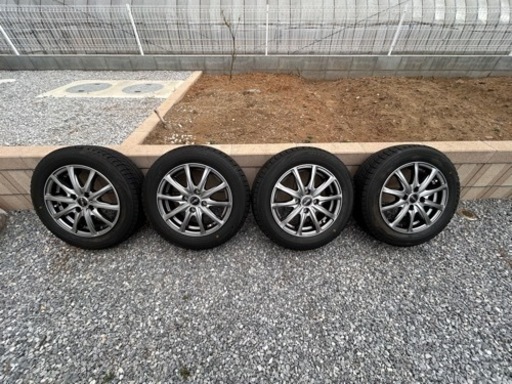 車庫保管　未使用同様　スタッドレスタイヤ　ホイール付き　パッソ　ルーミー