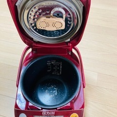 象印　圧力IH炊飯器　５合炊き　ワインレッドの画像