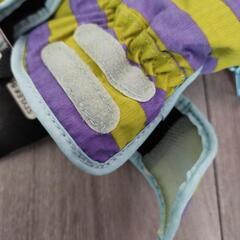新品！LID スキー・スノーボードグローブ M 紫/黄の画像