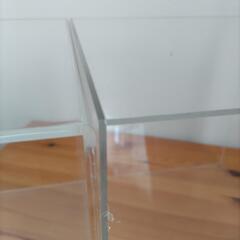 ディスプレイ アクリルケース スクエア 透明 大型 2個セットの画像