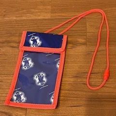 ベルマーレ平塚のステッカーシールと日本代表のパスケースの画像