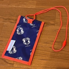 ベルマーレ平塚のステッカーシールと日本代表のパスケースの画像