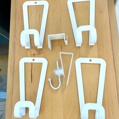 ベルメゾン バッグ用 オーガナイザー ハンガーチェーン ホワイトの画像