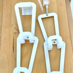 ベルメゾン バッグ用 オーガナイザー ハンガーチェーン ホワイトの画像