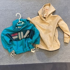 キッズ　パーカー　fila ミネトンカ