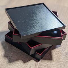 美品　重箱　３段　大容量（26×26×16cm）の画像