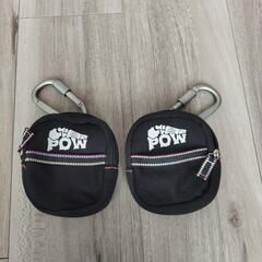POW メッシュポーチ カラビナ付き 黒の画像
