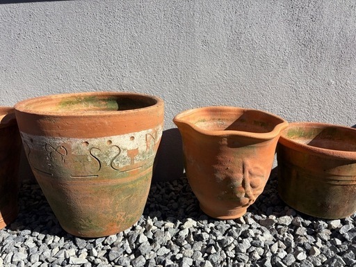 植木鉢　テラコッタ　9個