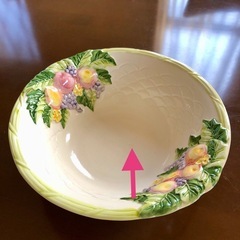 ポルトガル製　手描きアート　器・皿　A.Santosの画像