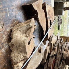 端材　欅　ハンドメイド　DIY 工芸　木　銘木　板　台　飾りの画像