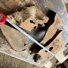 端材　欅　ハンドメイド　DIY 工芸　木　銘木　板　台　飾りの画像