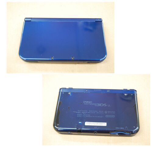 New3DSLL本体のみ メタリックブルー ACアダプタ付き Newニンテンドー3DSLL RED-001 NINTENDO 任天堂 