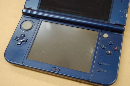 New3DSLL本体のみ メタリックブルー ACアダプタ付き Newニンテンドー3DSLL RED-001 NINTENDO 任天堂 