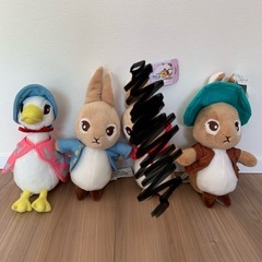 ピーターラビットぬいぐるみ3点