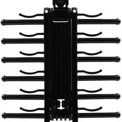 便利 ネクタイハンガー 20本収納 クロス収納 コンパクト収納 ネクタイ収納 ハンガーの画像