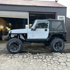 最終値下げ　ジープ　ラングラー　1ナンバー　tj40s 改造多数の画像