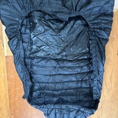 ダウンケープ、雨よけカバー付きの画像