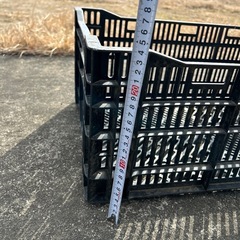 プラスチック　ケース　カゴ　高さ24cm  ●横59.5cm  ●奥行き39.5cm ●重さ2㎏　まとめ買いで割引　の画像