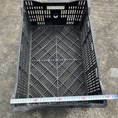 プラスチック　ケース　カゴ　高さ24cm  ●横59.5cm  ●奥行き39.5cm ●重さ2㎏　まとめ買いで割引　の画像