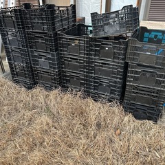 プラスチック　ケース　カゴ　高さ24cm  ●横59.5cm  ●奥行き39.5cm ●重さ2㎏　まとめ買いで割引　の画像