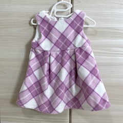 【1/11まで】80cm BeBe フリースワンピース